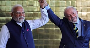 Lula recebe Modi, acena para Embraer e diz que Brics ‘não aceita’ reclamação de Trump