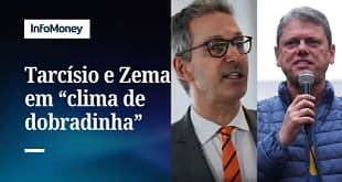 Em clima de 'dobradinha' com Zema, Tarcísio diz que 'o time vai vencer a eleição'