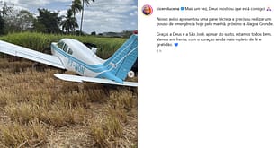 Em pane, avião com prefeito de João Pessoa faz pouso de emergência