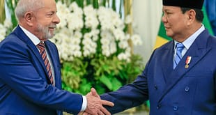 Presidente da Indonésia agradece apoio do Brasil à adesão do país ao Brics