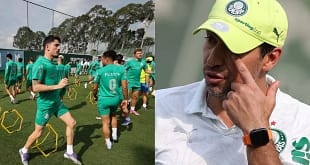 Com Flaco López e Vitor Roque, Palmeiras divulga escalação para jogo contra o Cruzeiro; Flamengo está de olho