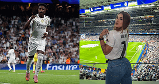 Ex-Flamengo, Vini Jr. dá show e Real Madrid bate Villarreal com Virginia na arquibancada