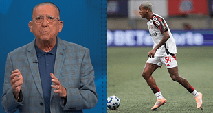 Galvão Bueno detona Wallace Yan e mostra preocupação com o Flamengo: “Cada dia piora”