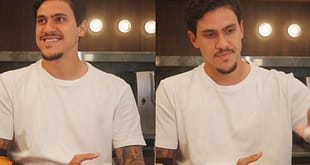 Pedro, do Flamengo, reage a sugestão de “leite” de jornalista e fecha parceria inusitada; veja vídeo