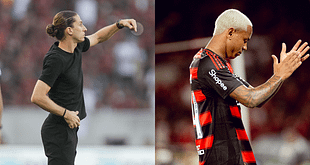 Wallace Yan realiza 1º jogo como titular do Flamengo desde pênalti perdido na Copa do Brasil