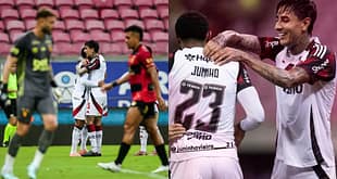 Pulgar brinca e debocha de Juninho após jogo do Flamengo no Brasileirão