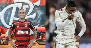 Quem deve ser titular? Samuel Lino e Cebolinha brigam pela ponta esquerda do Flamengo; veja números