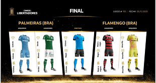 Uniformes definidos! Flamengo jogará final da Libertadores com camisa rubro-negra