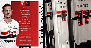 São Paulo define escalação para jogo contra o Flamengo, pelo Brasileirão