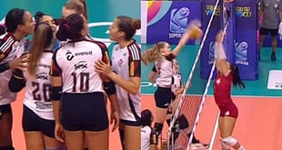 100%! Flamengo amassa Tijuca e segue com campanha perfeita na Superliga Feminina