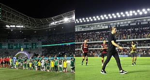Torcida do Palmeiras provoca Flamengo antes de final da Libertadores; veja vídeo