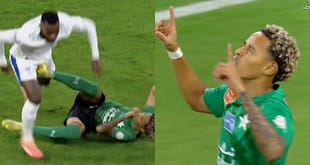 Ex-Flamengo marca golaço e toma atitude assustadora em jogo do Campeonato Saudita