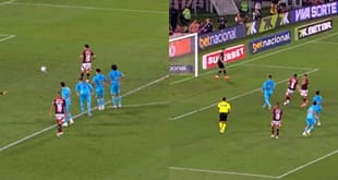 VÍDEO | Arrascaeta perde pênalti e desperdiça chance de ouro no Maracanã (Flamengo 2×0 Santos)