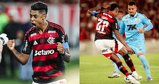 Vídeo | Bruno Henrique aproveita falha na defesa e faz Flamengo 3 x 0 Santos