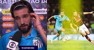 Jogador do Santos se revolta após perder para o Flamengo