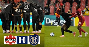 Plata joga 45 minutos, e Equador empata com Canadá em jogo amistoso