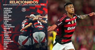 Com Bruno Henrique, Flamengo divulga relacionados para jogo contra o Sport