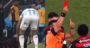 Conmebol suspende Plata por 2 jogos após expulsão em jogo do Flamengo na Libertadores