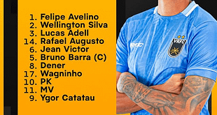 Volta Redonda define escalação para jogo contra o Flamengo, pelo Carioca