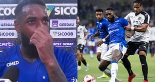 Torcida do Cruzeiro imita Flamengo para homenagear Gerson, que estreia com derrota; veja vídeo