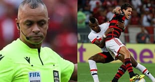 Wilton Pereira Sampaio apita São Paulo x Flamengo, pelo Brasileirão