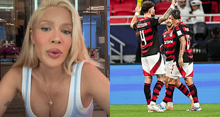 Acabou o amor! Karoline Lima anuncia fim de namoro com Léo Pereira, do Flamengo