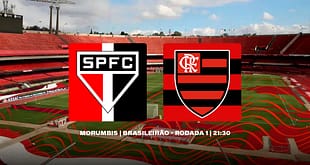 Que horas começa o jogo do Flamengo hoje contra o São Paulo, pelo Brasileirão?