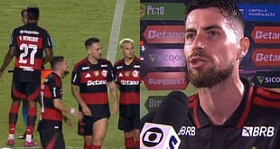 Jorginho está fora do próximo jogo do Flamengo no Brasileirão, contra o Internacional