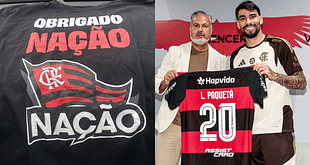 Flamengo define data da apresentação de Lucas Paquetá