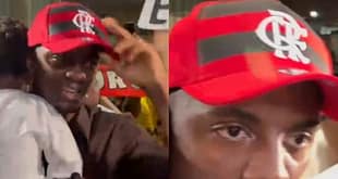 Andrew chegou! Goleiro desembarca no Rio de Janeiro para assinar contrato com o Flamengo