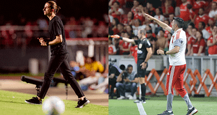 Técnico do Internacional engrandece empate ao elogiar Flamengo; Brasileirão