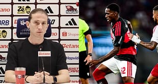 Filipe Luís admite ‘injustiça’ com Evertton Araújo e justifica escolha de De La Cruz em jogo do Flamengo x Internacional