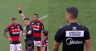 CBF divulga áudio do VAR na expulsão de Carrascal, do Flamengo, em jogo contra o Corinthians pela Supercopa