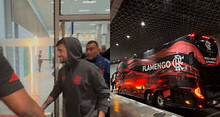 Elenco do Flamengo desembarca no Rio após derrota para o Corinthians na Supercopa do Brasil